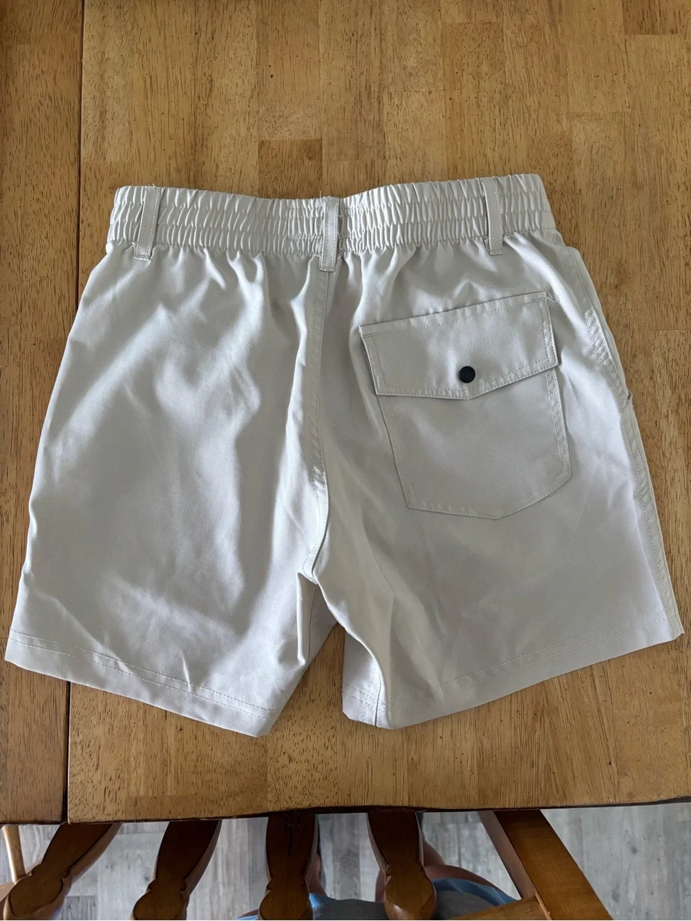 Local boy Kids Athletic Shorts in Light Gray with Elastic Waist